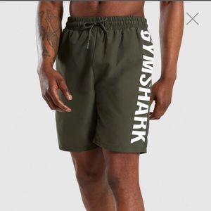 NWT gymshark oversized logo board shorts